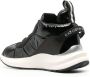 Ea7 Emporio Armani Gewatteerde sneakers Zwart - Thumbnail 3