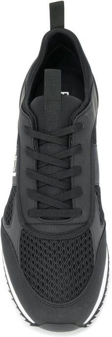 Ea7 Emporio Armani Sneakers met logo Zwart