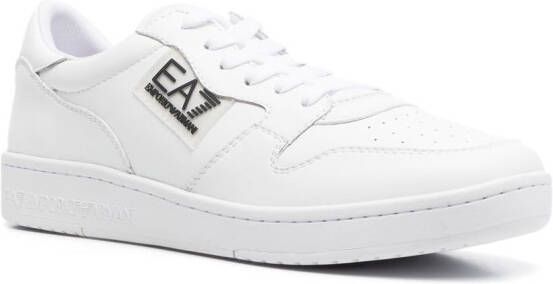 Ea7 Emporio Armani Sneakers met logoprint Wit