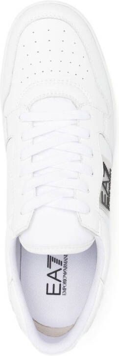 Ea7 Emporio Armani Sneakers met logoprint Wit