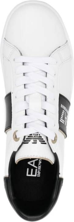 Ea7 Emporio Armani Sneakers met logoprint Wit