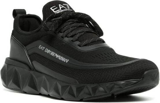 Ea7 Emporio Armani Sneakers met logoprint Zwart