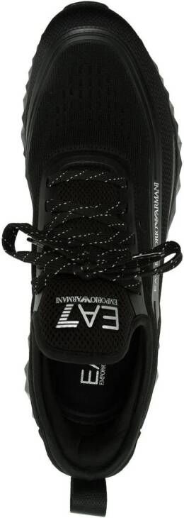 Ea7 Emporio Armani Sneakers met logoprint Zwart