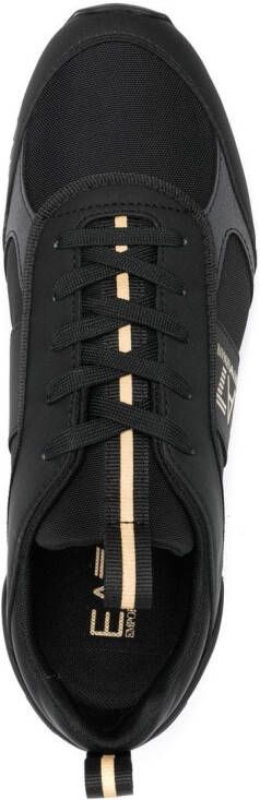 Ea7 Emporio Armani Sneakers met logoprint Zwart