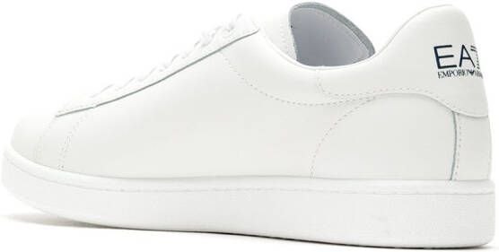 Ea7 Emporio Armani Sneakers met reliëf logo Wit