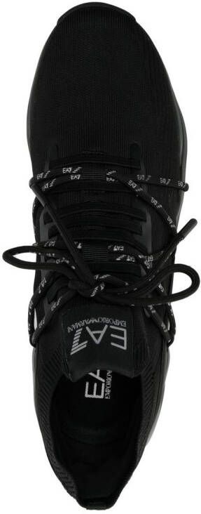 Ea7 Emporio Armani Uitgesneden sneakers Zwart