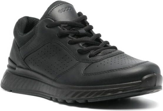 ECCO Exostride leren sneakers Zwart