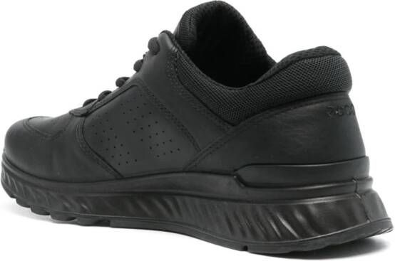 ECCO Exostride leren sneakers Zwart