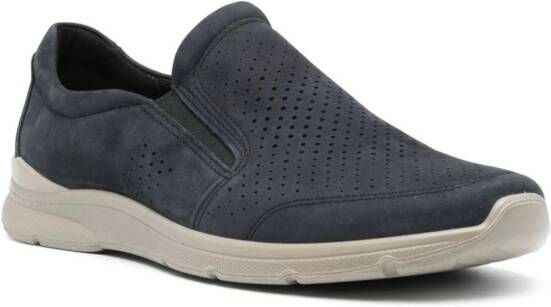 ECCO Irving suède sneakers Blauw