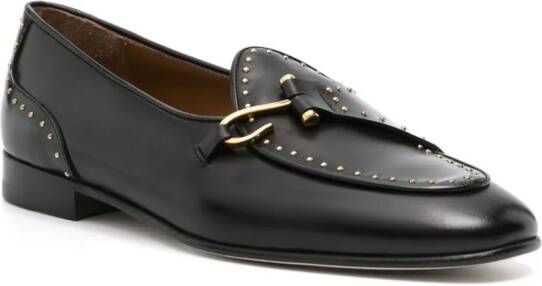 Edhen Milano Comporta loafers met studs Zwart