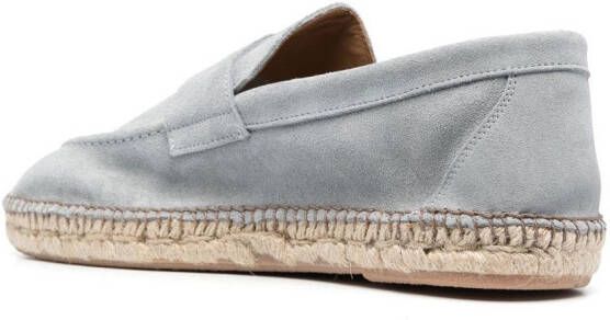 Eleventy Penny suède espadrilles Blauw