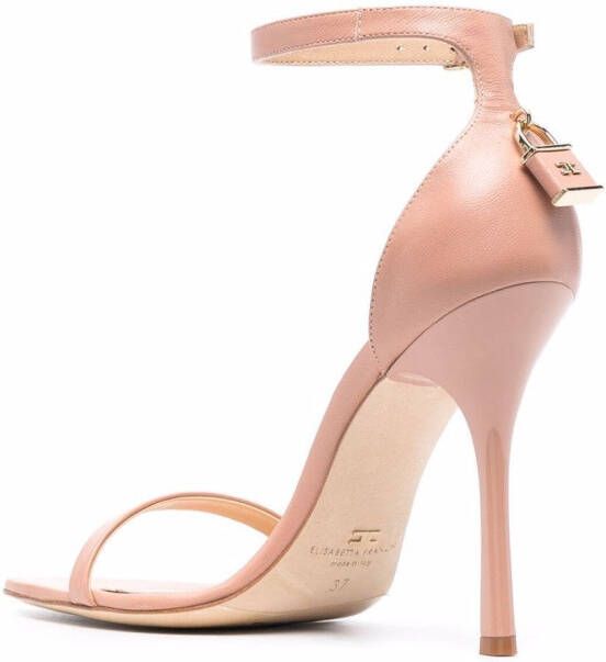 Elisabetta Franchi Sandalen met blokhak Roze