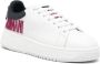 Emporio Armani Leren sneakers met logoplakkaat Wit - Thumbnail 2