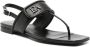 Emporio Armani Sandalen met logoplakkaat Zwart - Thumbnail 2