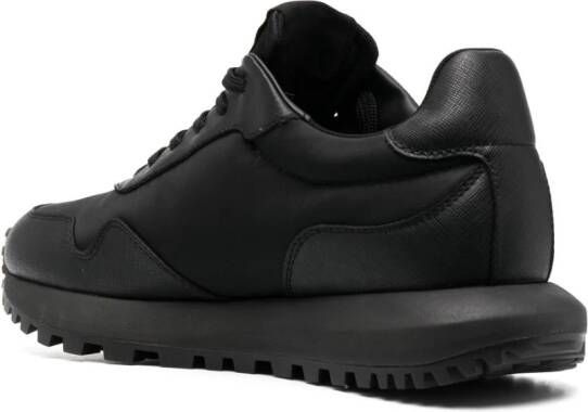 Emporio Armani Sneakers met logobedel Zwart