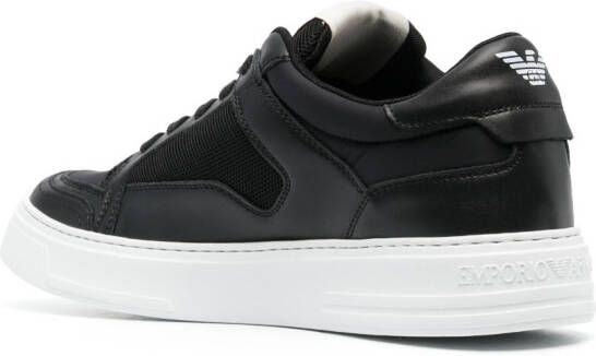 Emporio Armani Sneakers met logoprint Zwart