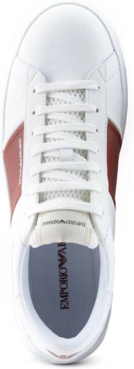 Emporio Armani Leren sneakers Wit