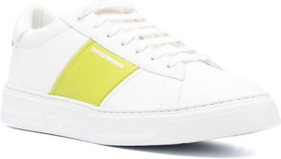 Emporio Armani Sneakers met logoprint Wit