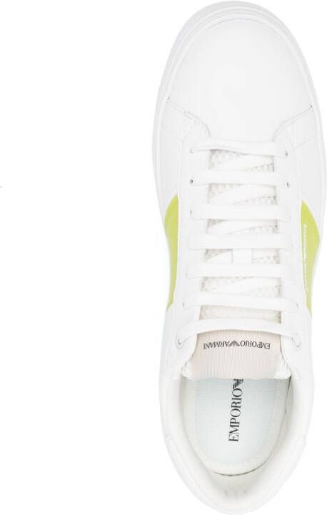 Emporio Armani Sneakers met logoprint Wit