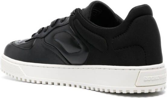 Emporio Armani Gewatteerde sneakers Zwart