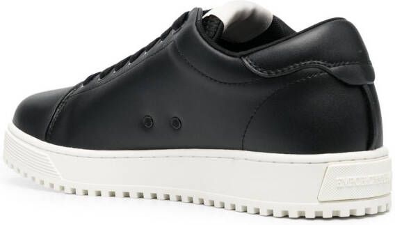 Emporio Armani Sneakers met logodetail Zwart