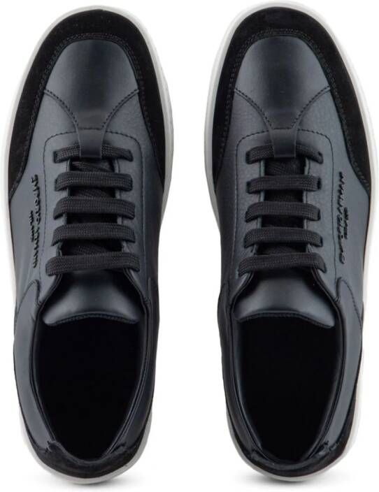 Emporio Armani Sneakers met logoplakkaat Zwart