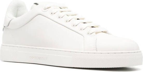 Emporio Armani Sneakers met logoprint Wit