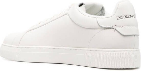 Emporio Armani Sneakers met logoprint Wit