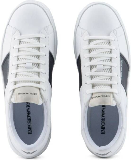 Emporio Armani Sneakers met logoprint Wit