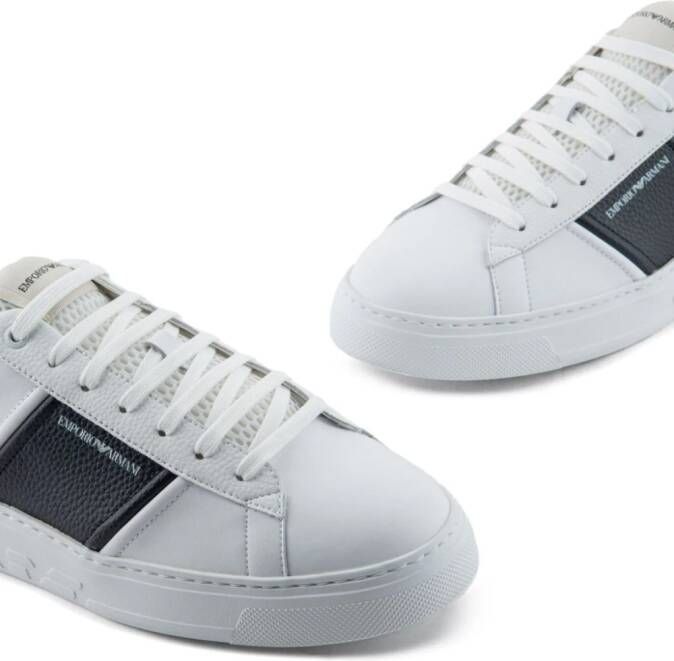 Emporio Armani Sneakers met logoprint Wit