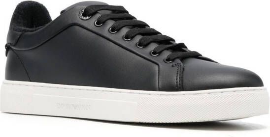 Emporio Armani Sneakers met logoprint Zwart