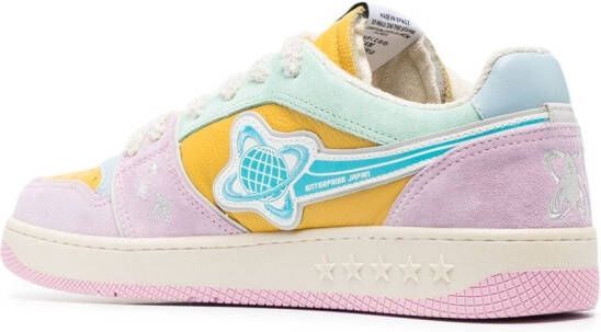 Enterprise Japan Sneakers met vlakken Geel