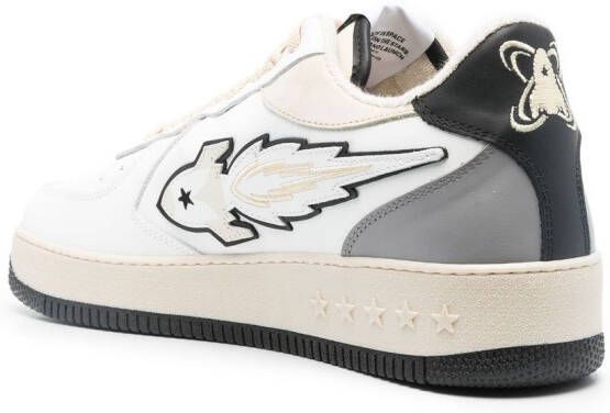 Enterprise Japan Rocket leren sneakers Zwart