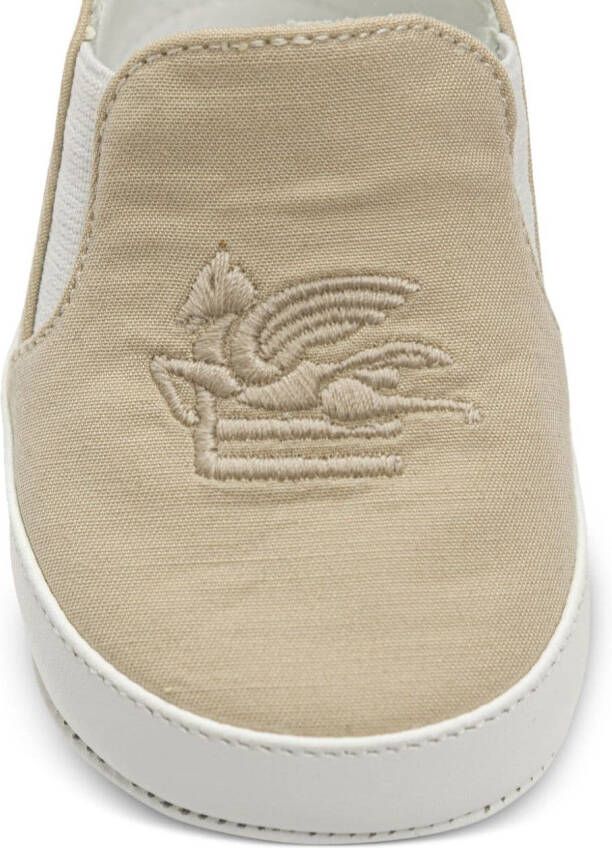 ETRO KIDS Slip-on slofjes met patroon Beige