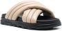 Fabiana Filippi Slippers met open neus Beige - Thumbnail 2