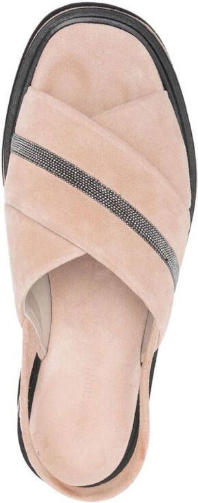 Fabiana Filippi Sandalen met open neus Beige