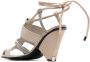 Fabiana Filippi Leren sandalen Beige - Thumbnail 3