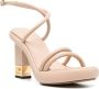 FENDI Baguette leren sandalen Bruin - Thumbnail 2