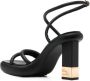 FENDI Baguette leren sandalen Zwart - Thumbnail 3