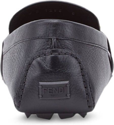 FENDI Derby schoenen met logo Zwart