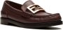 FENDI FF loafers met logoplakkaat Bruin - Thumbnail 2