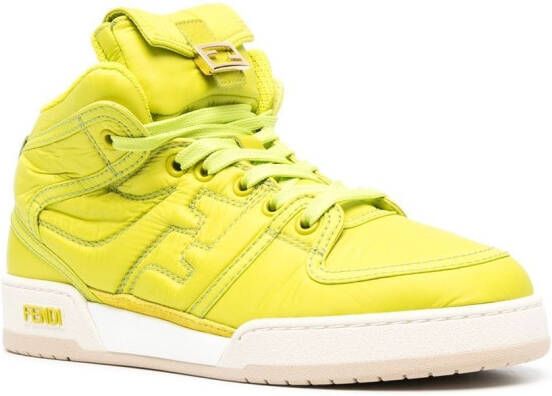 FENDI FF sneakers met geborduurd logo Groen