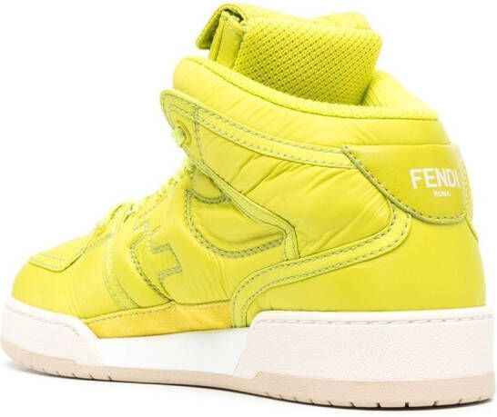 FENDI FF sneakers met geborduurd logo Groen