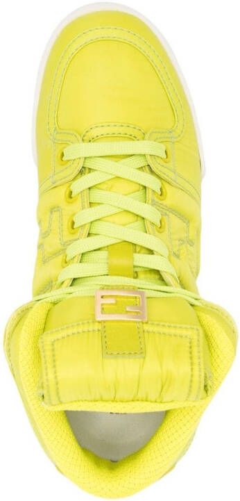 FENDI FF sneakers met geborduurd logo Groen