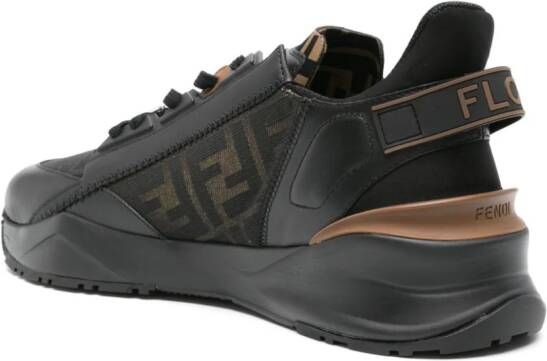 FENDI Flow sneakers met jacquard Zwart