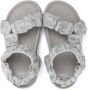 Fendi Kids Leren sandalen Grijs - Thumbnail 3