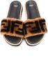 Fendi Kids Sandalen met FF bandje Beige - Thumbnail 2