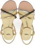 Fendi Kids Sandalen met metallic-effect Goud - Thumbnail 3