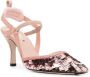 FENDI Pumps met pailletten Roze - Thumbnail 2