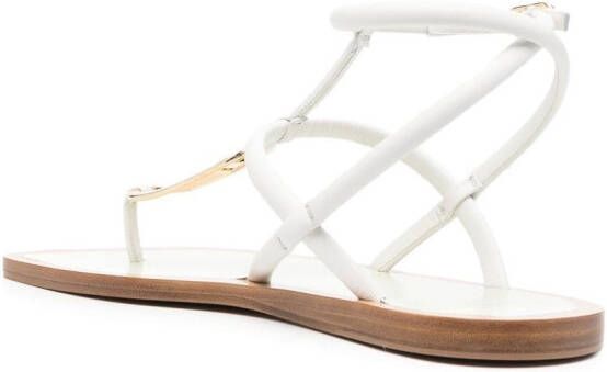 FENDI Sandalen met open neus Wit